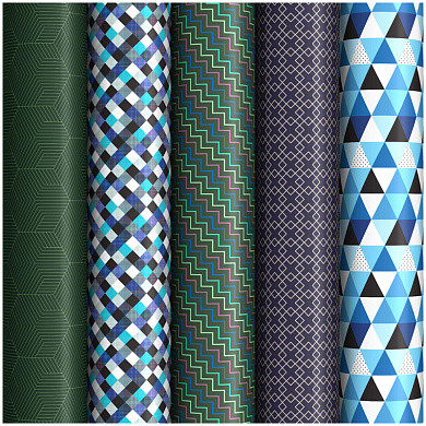 Упаковочная бумага глянц. 70*100см, ArtSpace "Geometric", 1 лист, 70г/м2, ассорти 5 дизайнов (арт. 267073) купить в интернет-магазине ТОО Снабжающая компания от 441 T, а также и другие Упаковочная бумага и пленка декоративные на сайте dulat.kz оптом и в розницу
