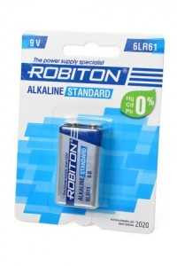 Батарейка Robiton Standard 6Lr61 9V Bl1 (арт. 522536) купить в интернет-магазине ТОО Снабжающая компания от 1 568 T, а также и другие 6F22 батарейки (крона) на сайте dulat.kz оптом и в розницу
