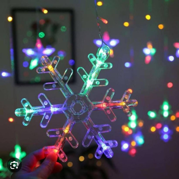 Гирлянда "Висячая звезда". Размер:3*0,7, 5 режим мерцания: синий, белый, теплый, цветной.  купить в интернет-магазине ТОО Снабжающая компания от 2 500 T, а также и другие  на сайте dulat.kz оптом и в розницу