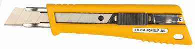 Нож OLFA с выдвижным лезвием, со специльным покрытием, автофиксатор, 18мм (арт. OL-NL-AL)