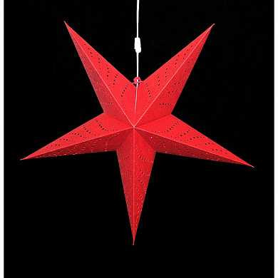 Светильник подвесной Star с кабелем 3,5 м и патроном под лампочку e14, красный (арт. en_ny0062)