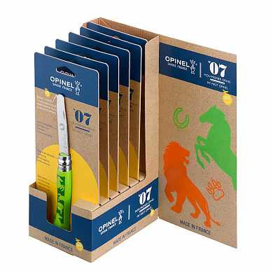 Дисплей с 6 детскими ножами 8 см лошадь (арт. 001702) купить в интернет-магазине ТОО Снабжающая компания от 88 445 T, а также и другие Outdoor на сайте dulat.kz оптом и в розницу
