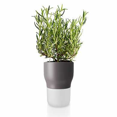 Горшок для растений с функцией самополива D11 см серый (арт. 568153) купить в интернет-магазине ТОО Снабжающая компания от 44 002 T, а также и другие Комнатные растения на сайте dulat.kz оптом и в розницу
