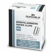 Скрепки DURABLE, 26 мм, омедненные, 100 шт., в картонной коробке, 1204-24 (арт. 221972)