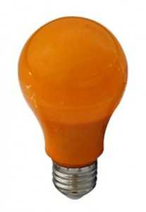 Лампа светодиодная Ecola A60 E27 12W, оранжевая, 360°, 110x60, K7CY12ELY (арт. 631325)
