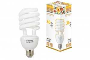 Лампа энергосберегающая Tdm Sp E27 36W 4000 Hs Народная Sq0347-0032 (арт. 483805)