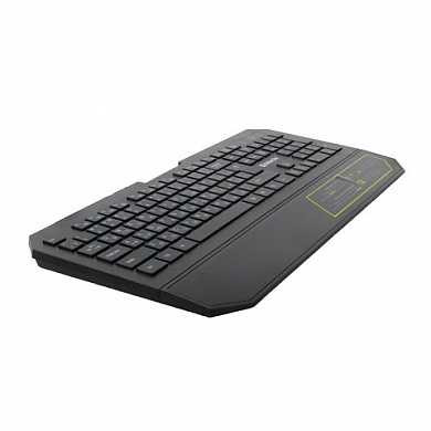 Клавиатура проводная DEFENDER Oscar SM-600 Pro, USB, 104 клавиши + 12 дополнительных клавиш, мультимедийная, черная, 45602 (арт. 511792)