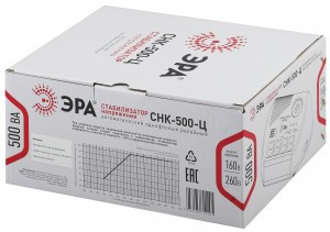ЭРА Стабилизатор напр. компакт. релейный. цифр. диспл. СНК-500-Ц 160-260В 0,5кВА КПД 95% Б0031071 (арт. 659503) купить в интернет-магазине ТОО Снабжающая компания от 32 732 T, а также и другие Стабилизаторы напряжения на сайте dulat.kz оптом и в розницу