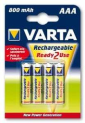 Аккумулятор Varta Ready2Use 56703.101.404 /R03 800Mah Bl4 Заряж (арт. 183120)