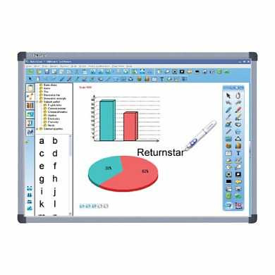 Интерактивная доска 82" IQBOARD DVT T082, оптическая, 162х117 см, 4:3, USB, 2 пользователя (арт. 353351) купить в интернет-магазине ТОО Снабжающая компания от 742 791 T, а также и другие Интерактивные доски на сайте dulat.kz оптом и в розницу