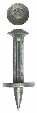 Дюбель гвоздевой оцинкованный, с насаженной шайбой, 30 х 3.7 мм, 15 шт, ЗУБР (арт. 3063-37-30)