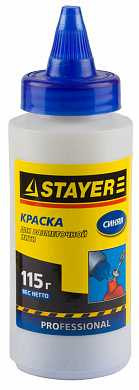 Краска STAYER для разметочной нити, синяя, 115г (арт. 2-06401-1_z01) купить в интернет-магазине ТОО Снабжающая компания от 1 078 T, а также и другие Мелки и краски разметочные на сайте dulat.kz оптом и в розницу