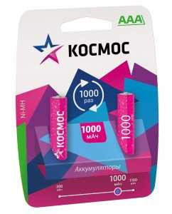 Аккумулятор Космос /R03 1000Mah Ni-Mh Bl2 (арт. 104130) купить в интернет-магазине ТОО Снабжающая компания от 1 274 T, а также и другие R03/AAA 286 аккумуляторы на сайте dulat.kz оптом и в розницу