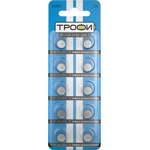 Э/п ТРОФИ BASIC G3 (392) LR736, LR41 BL10 (арт. 618569) купить в интернет-магазине ТОО Снабжающая компания от 49 T, а также и другие Батарейки для часов на сайте dulat.kz оптом и в розницу