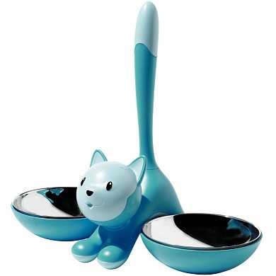 Миска для кошки Tigrito двойная голубая (арт. AMMI09 L) купить в интернет-магазине ТОО Снабжающая компания от 77 616 T, а также и другие Для животных на сайте dulat.kz оптом и в розницу