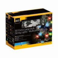 Гирлянда уличная Large bulb string lights (50 led-ламп), разноцветная (арт. L24202)