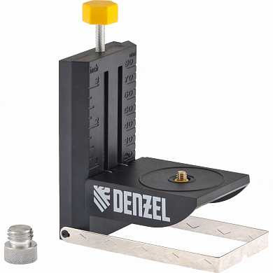 Держатель лазерного уровня, резьба 1/4", 5/8", с регулировкой DENZEL (арт. 35088) купить в интернет-магазине ТОО Снабжающая компания от 7 105 T, а также и другие Уровни, нивелиры лазерные на сайте dulat.kz оптом и в розницу