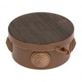 Коробка распаячная КМР-040-038 с крышкой (65х40) 4 мембранных ввода тёмное дерево IP54 EKF PROxima (арт. 653858) Коробка распаячная КМР-040-038 с крышкой (65х40) 4 мембранных ввода тёмное дерево IP54 EKF PROxima (арт. 653858)