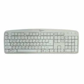 Клавиатура проводная GEMBIRD KB-8350U, USB, бежевая (арт. 512112)