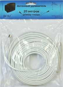 Антенный Удл-Ль 3C2V 20М Бел. (Шт-Гн) Дори 1134-1 (арт. 11273) купить в интернет-магазине ТОО Снабжающая компания от 3 969 T, а также и другие ТВ кабель, шнуры, удлинители на сайте dulat.kz оптом и в розницу