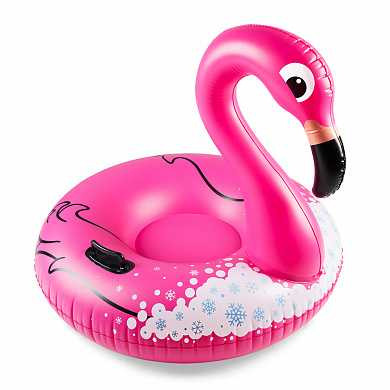Тюбинг надувной Winter flamingo (арт. BMST-0001) купить в интернет-магазине ТОО Снабжающая компания от 31 311 T, а также и другие Надувные круги и плоты на сайте dulat.kz оптом и в розницу