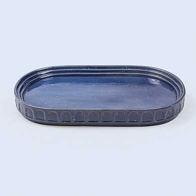 Блюдо сервировочное керамическое Hestia синее (арт. DYHESPLBL)