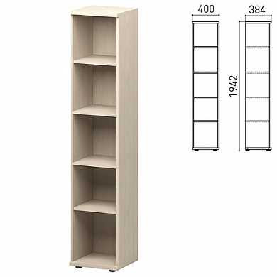 Шкаф (стеллаж) "Кубика", 400х384х1942 мм, дуб шамони (арт. 981042) купить в интернет-магазине ТОО Снабжающая компания от 75 901 T, а также и другие Набор мебели "Кубика" на сайте dulat.kz оптом и в розницу