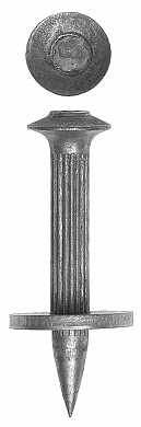 Дюбель гвоздевой оцинкованный, с насаженной шайбой, 40 х 3.7 мм, 15 шт, ЗУБР (арт. 3063-37-40)