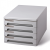 Блок из 4 закрытых лотков для бумаги, настольный, ERICH KRAUSE, 345х260х210 мм, серый, 40 (арт. 231899) купить в интернет-магазине ТОО Снабжающая компания от 20 727 T, а также и другие Блоки закрытых лотков для бумаг на сайте dulat.kz оптом и в розницу