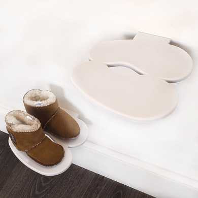 Полка для обуви Footprint белая (арт. jme-051-WH) купить в интернет-магазине ТОО Снабжающая компания от 11 025 T, а также и другие Декор детской на сайте dulat.kz оптом и в розницу