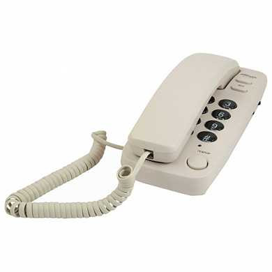 Телефон RITMIX RT-100 ivory, световая индикация звонка, отключение микрофона, слоновая кость, 15116915 (арт. 262833)