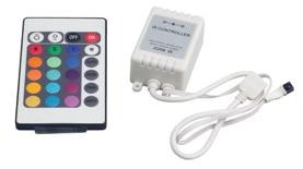 Контроллер для RGB лент, ИК-пульт, 12V/6A, ZC-1000RC Jazzway .3327385 (арт. 297422)