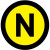 Наклейка "N" (1шт) (d20мм) (арт. 424336) купить в интернет-магазине ТОО Снабжающая компания от 49 T, а также и другие Бирки для кабеля маркировочные на сайте dulat.kz оптом и в розницу