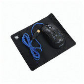 Мышь проводная игровая DEFENDER Bionic GM-250L, USB, 5кнопок+1колесо-кнопка, оптическая,черная,52250 (арт. 512856)