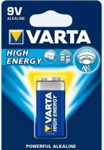Батарейка Varta 4922.121.411 High Energy 6Lr61/6F22 Bl1 (арт. 16890) купить в интернет-магазине ТОО Снабжающая компания от 3 626 T, а также и другие 6F22 батарейки (крона) на сайте dulat.kz оптом и в розницу