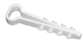 Ekf Дюбель-Хомут 6Х12 Полипропилен Белый Plc-Cd-6X12W (арт. 458474)