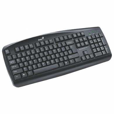 Клавиатура проводная GENIUS KB-110, USB, 104 клавиши, черная, 31300700100 (арт. 511844)