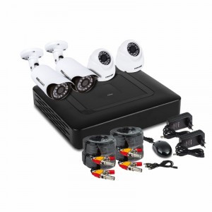 Комплект видеонаблюдения на 2 внутренние и 2 наружные камеры AHD-M (без HDD) ProConnect, 45-0405 (арт. 609654)