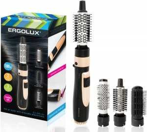 Фен-расческа с 3 насадками ERGOLUX ELX-HD04-C64 1000W 220-240V черный/золото (арт. 650687) купить в интернет-магазине ТОО Снабжающая компания от 17 983 T, а также и другие Фены, щипцы для волос на сайте dulat.kz оптом и в розницу