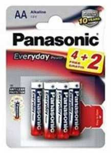 Батарейка Panasonic Everyday Lr6/316 Bl4+2 (арт. 441637) купить в интернет-магазине ТОО Снабжающая компания от 588 T, а также и другие R6/AA 316 батарейки (пальчиковые) на сайте dulat.kz оптом и в розницу