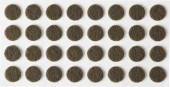 Накладки STAYER "COMFORT" на мебельные ножки, самоклеящиеся, фетровые, коричневые, круглые - диаметр 10 мм, 32 шт (арт. 40910-10)