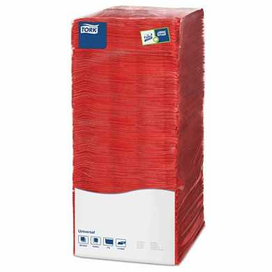 Салфетки TORK Big Pack, 25х25, 500 шт., красные, 478661 (арт. 127874)