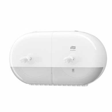 Диспенсер для туалетной бумаги TORK (Система T9) SmartOne, двойной, mini, белый, 682000 (арт. 602952)