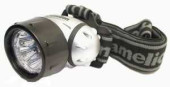 Camelion Фонарь Led 5318-7Mx (3Хr03 В Компл.) 7Светодиод., Сереб.+Черный/Пластик, Налобный, 2 Режима, Bl (арт. 162004)