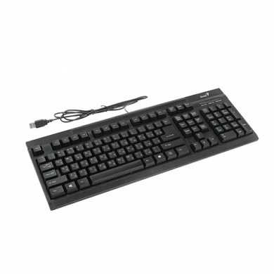 Клавиатура проводная GENIUS KB-125, USB, 104 клавиши, черная, 31300723105 (арт. 511847)