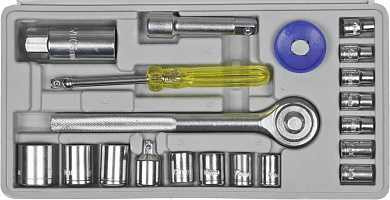 Набор DEXX универсальный, 1/4"+3/8", 20 предметов (арт. 27602-H20) купить в интернет-магазине ТОО Снабжающая компания от 5 782 T, а также и другие Наборы инструмента "Шоферские" на сайте dulat.kz оптом и в розницу