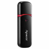 Флэш-диск 8 GB, APACER AH333, USB 2.0, черный, AP8GAH333B-1 (арт. 512709)