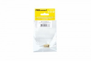 Разъем F-разъем RG-6 GOLD PROCONNECT (ПАКЕТ БОБ) 1 шт, 05-4003-5-7 (арт. 611108) купить в интернет-магазине ТОО Снабжающая компания от 294 T, а также и другие ТВ переходники, разветвители, разъемы на сайте dulat.kz оптом и в розницу