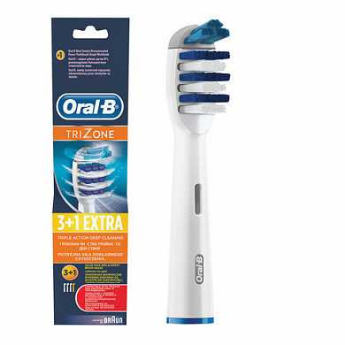 Насадки для электрической зубной щетки ORAL-B (Орал-би) TriZone EB30, комплект 4 шт. (арт. 603243)