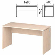 Стол письменный "Профит", 1400х600х740 мм, дуб шамони, 402748-430 (арт. 640661)